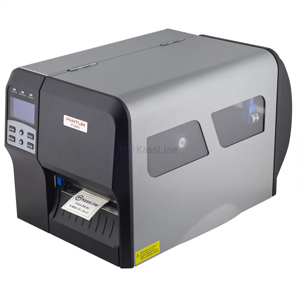 Термотрансферный принтер Pantum PT-B680 (4", 300dpi, 203 mm/s, 1" core ribbon/450m, serial port + USB + Ethernet)