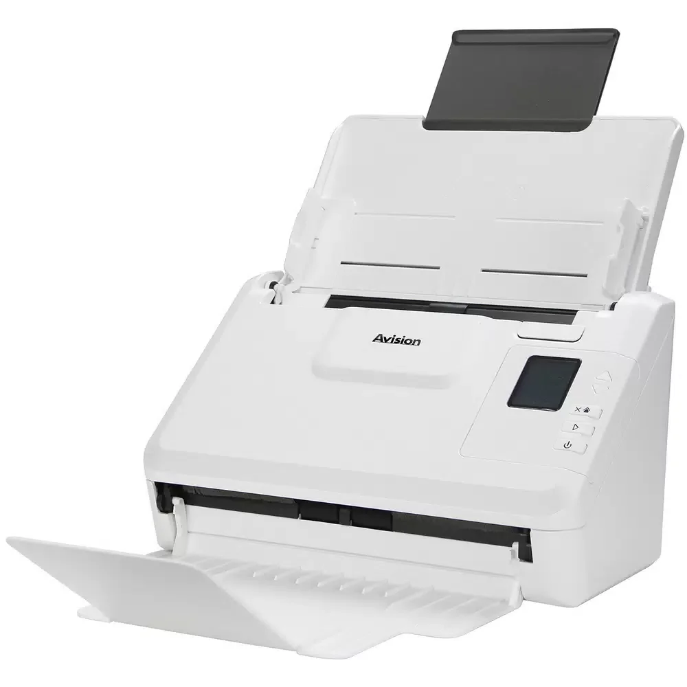 Сканер Avision AD340GN А4, 40 стр./мин., дуплекс, автоподатчик 50 листов, 1200 dpi, Ethernet, USB 2.0