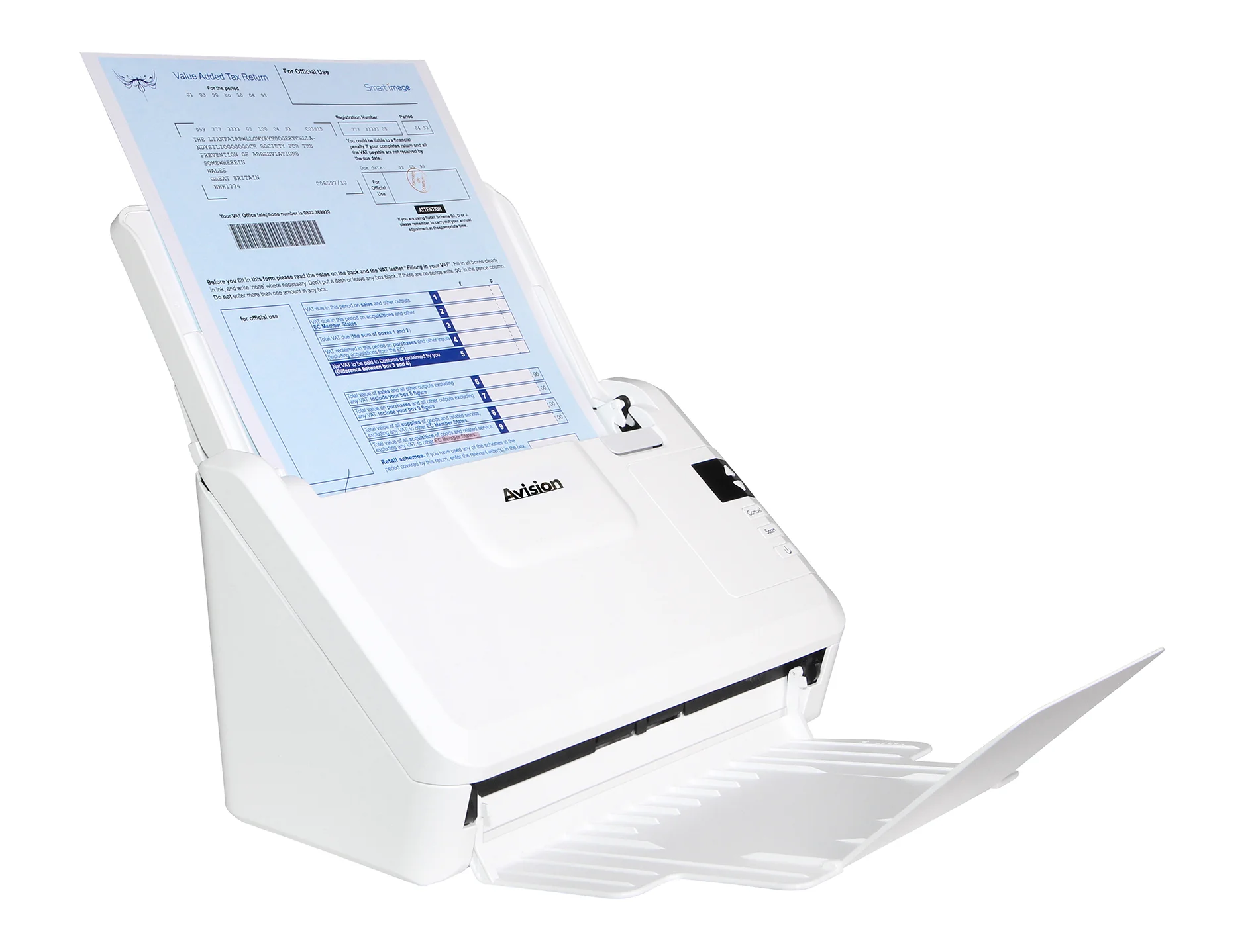Сканер Avision AV332U A4, 40 стр./мин., автоподатчик 50 листов, 600 dpi, USB