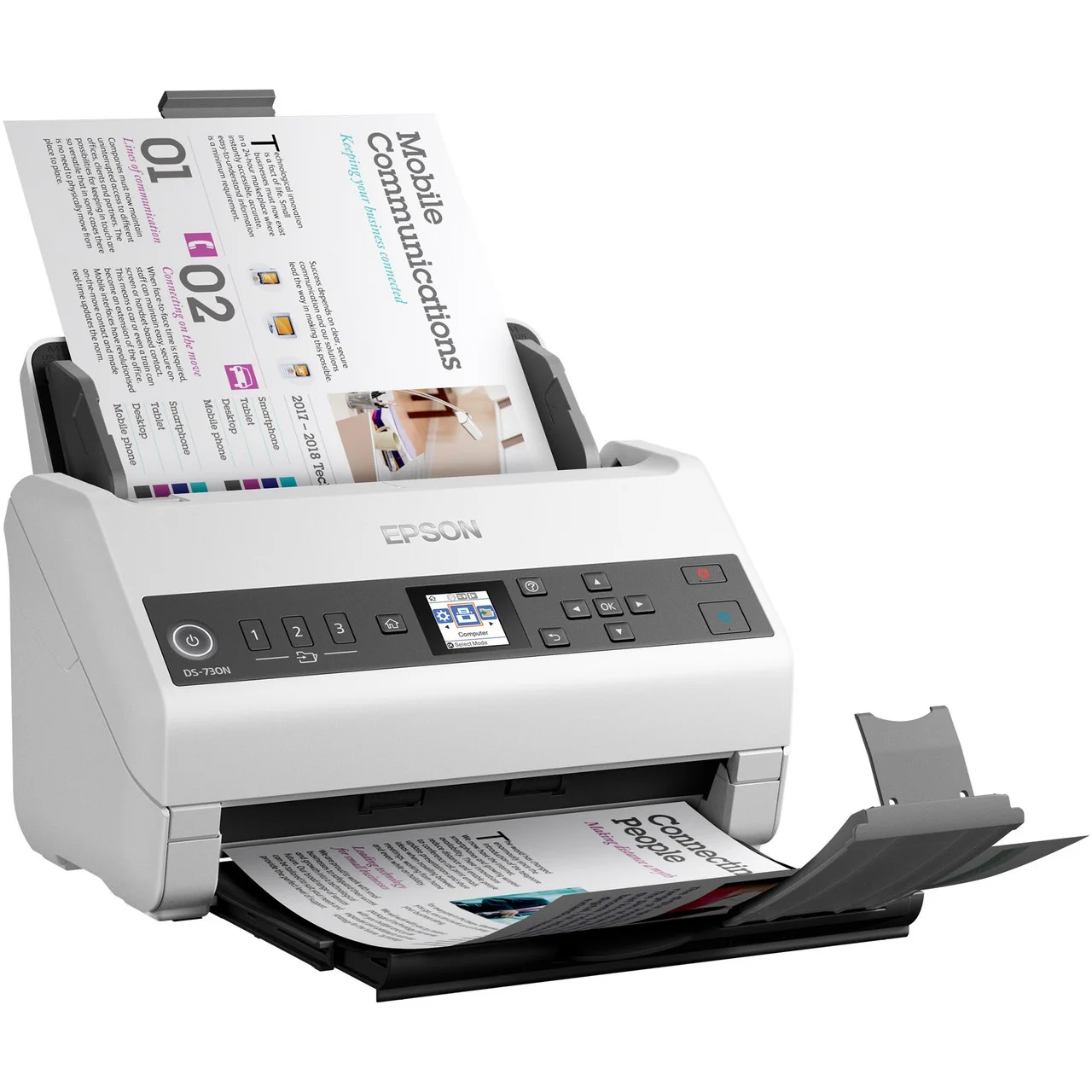 Сканер Epson WorkForce DS-730N А4