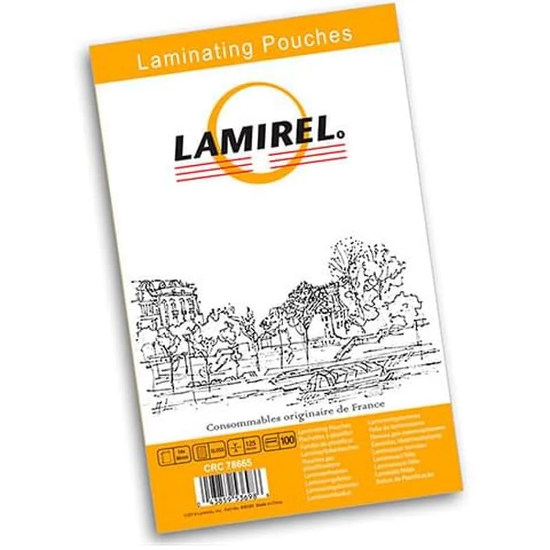 Lamirel Пленка для ламинирования 54x86мм, 125мкм, 100 шт.