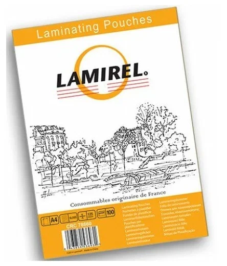 Lamirel Пленка для ламинирования А4, 125мкм, 100 шт.