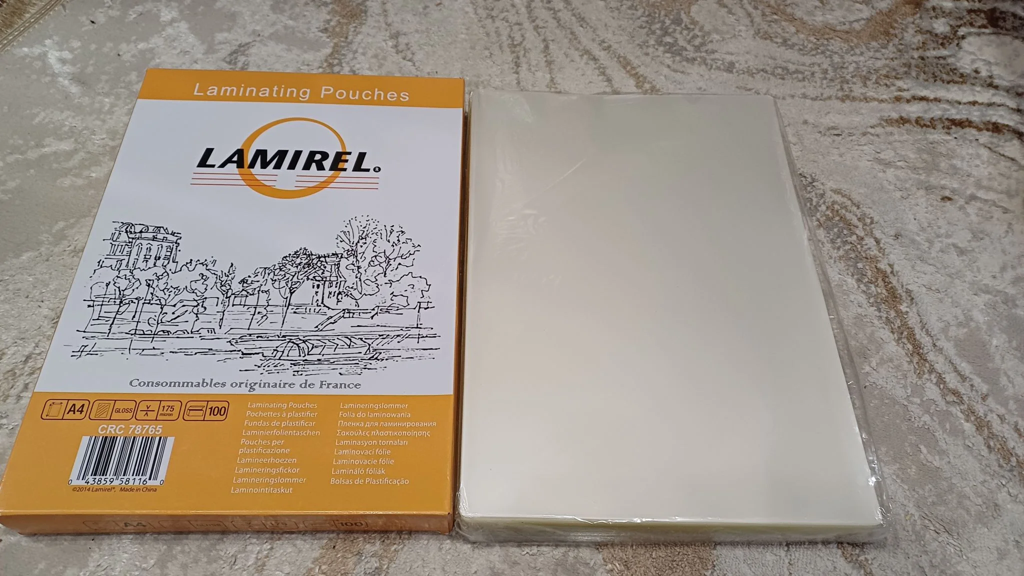 Lamirel Пленка для ламинирования А4, 175мкм, 100 шт.