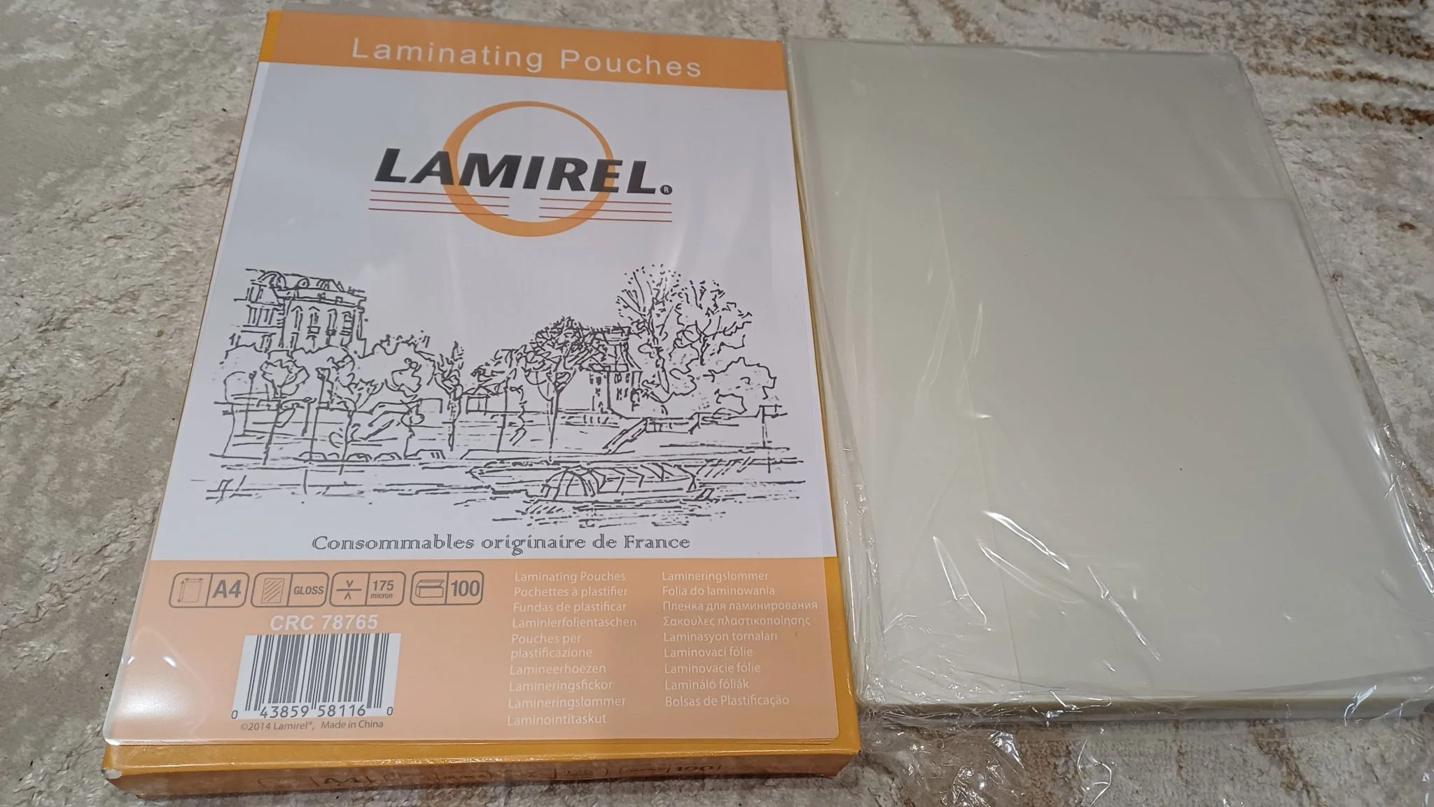 Lamirel Пленка для ламинирования А4, 175мкм, 100 шт.