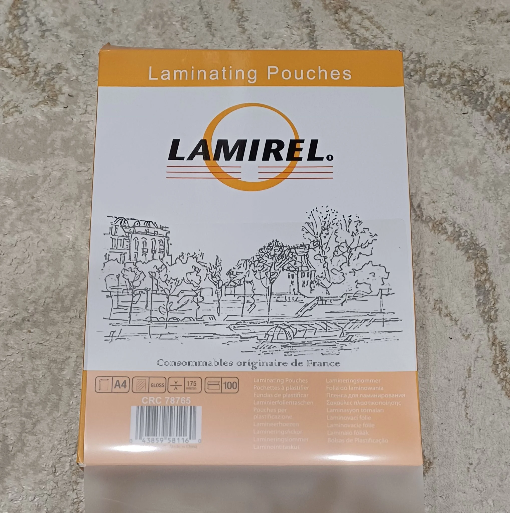 Lamirel Пленка для ламинирования А4, 175мкм, 100 шт.
