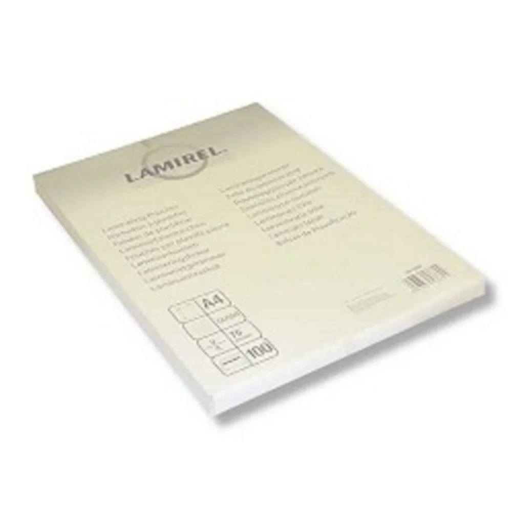 Lamirel Пленка для ламинирования А4, 75мкм, 100 шт.