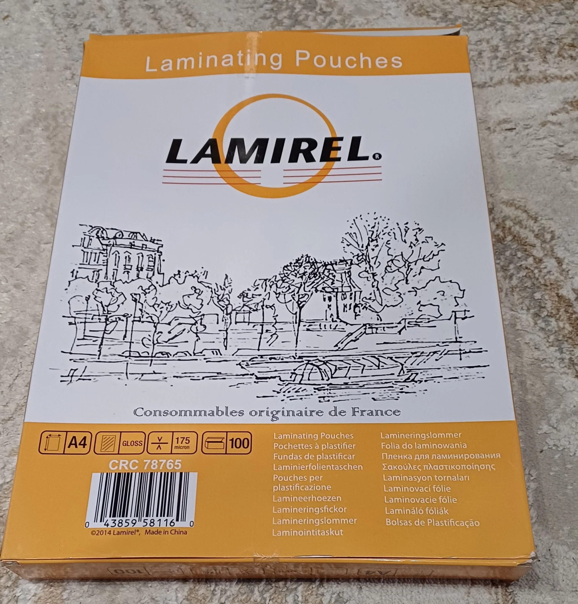 Lamirel Пленка для ламинирования А4, 75мкм, 100 шт.