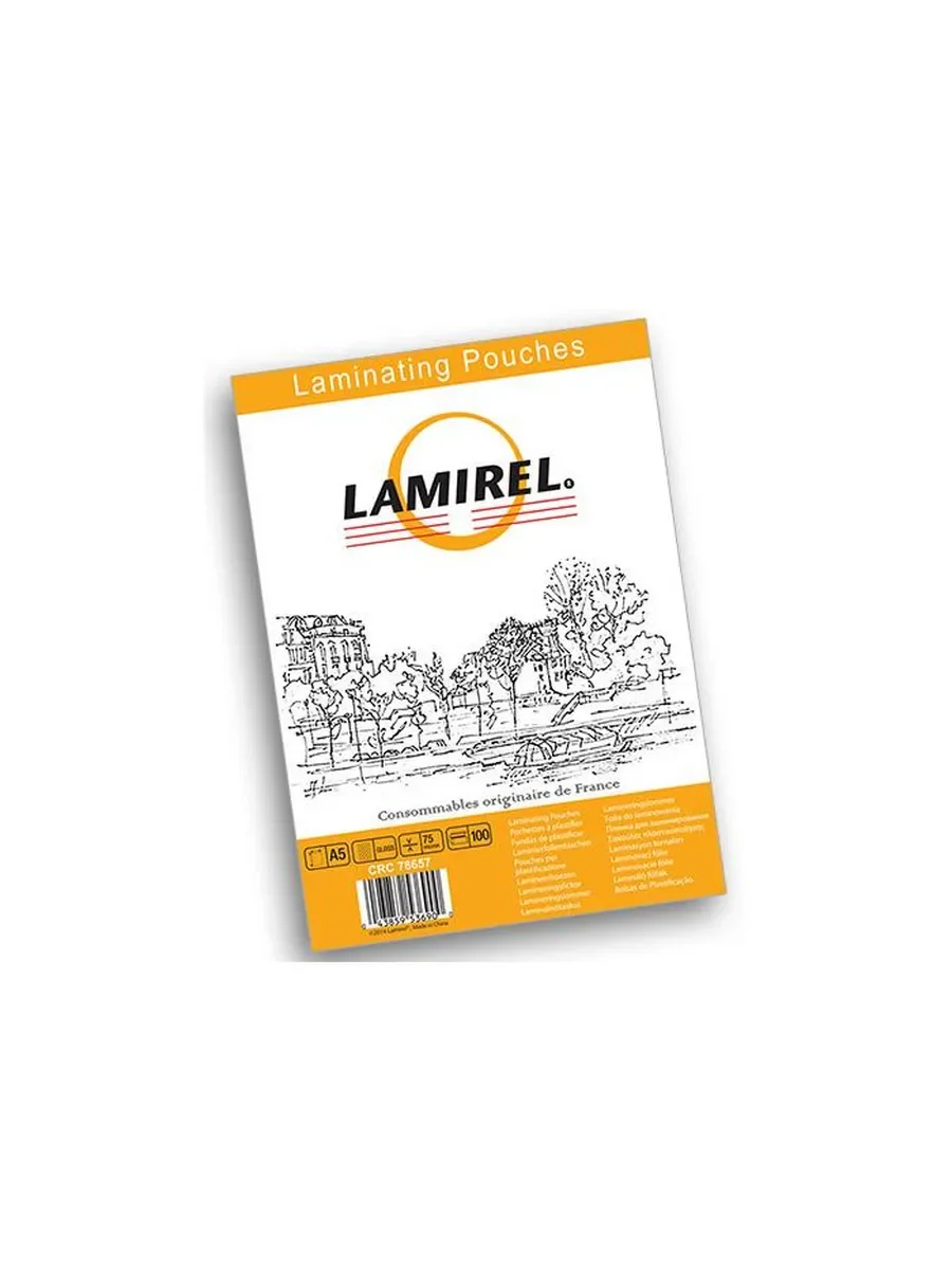 Lamirel Пленка для ламинирования А5, 100мкм, 100 шт.