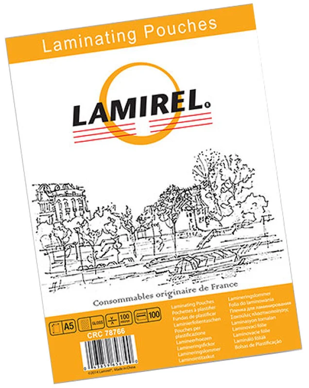 Lamirel Пленка для ламинирования А5, 100мкм, 100 шт.