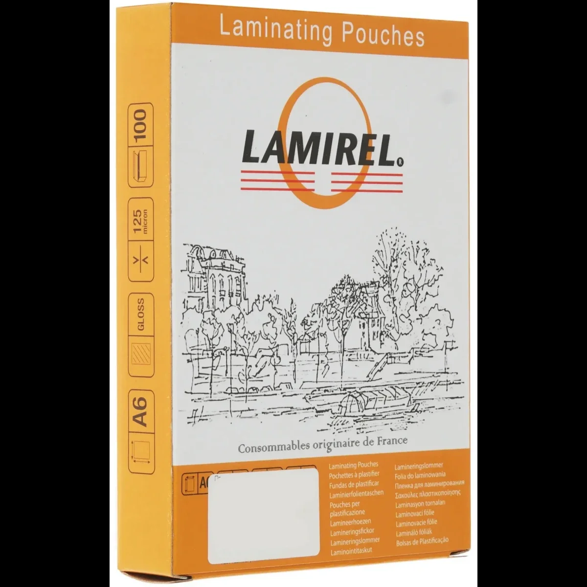 Lamirel Пленка для ламинирования А6, 125мкм, 100 шт.