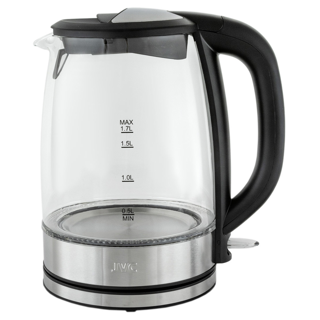 Эл,чайник JVC JK-KE1805 стекло 1,7л 2200Вт Контроллер STRIX. Подсветка