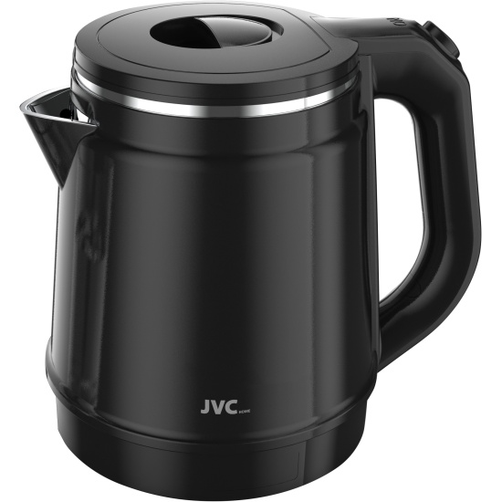 Эл,чайник JVC JK-KE1810 black, 2400Вт, 1,8л, металл,  нержавеющая сталь внутри, пластик снаружи