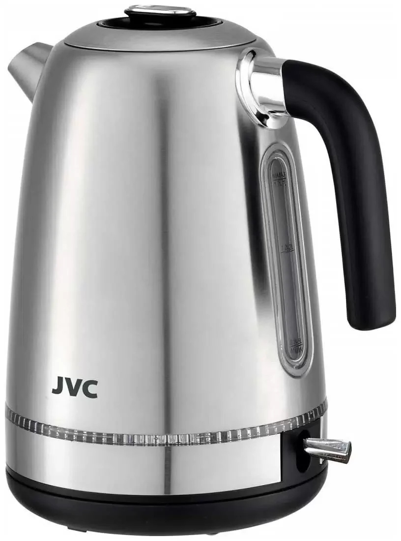 Эл,чайник JVC JK-KE1810 black, 2400Вт, 1,8л, металл, нержавеющая сталь внутри, пластик снаружи