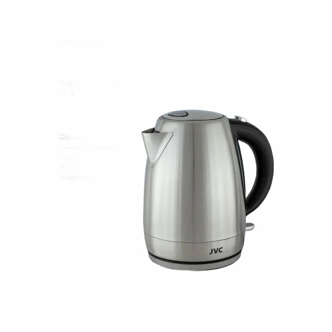 Эл,чайник JVC JK-KE1810 black, 2400Вт, 1,8л, металл, нержавеющая сталь внутри, пластик снаружи