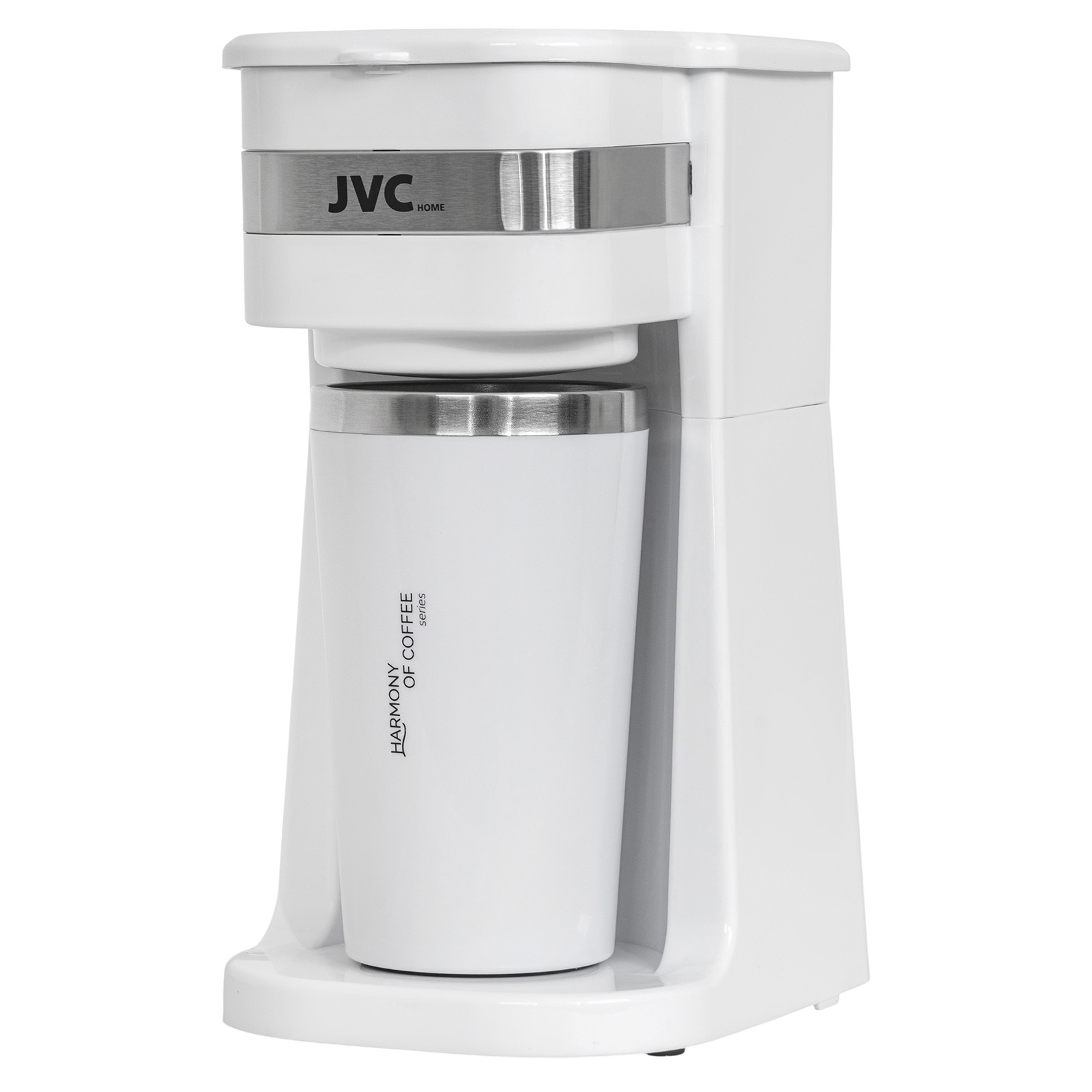 Кофеварка JVC JK-CF1042 white, капельная, 750Вт, белая, 420мл