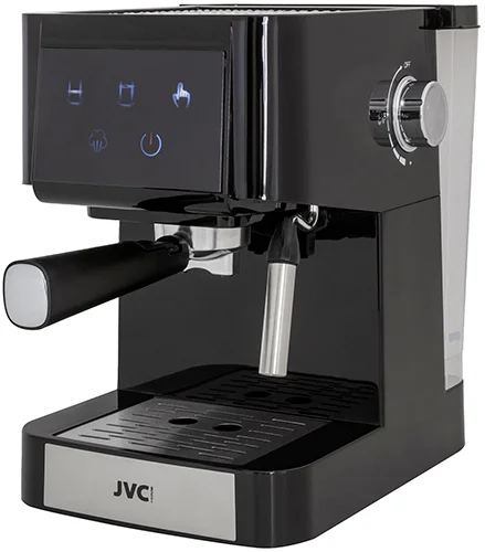 Кофеварка JVC JK-CF40 black, 950Вт, 1500мл, черный, 20бар