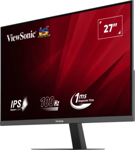 Монитор 27" ViewSonic VA2708-HDJ IPS 1920x1080, 100 Гц, 5 мс, 16:9, 250 кд/м2, 1xHDMI, 1xDP, 1x3.5 мм, черный