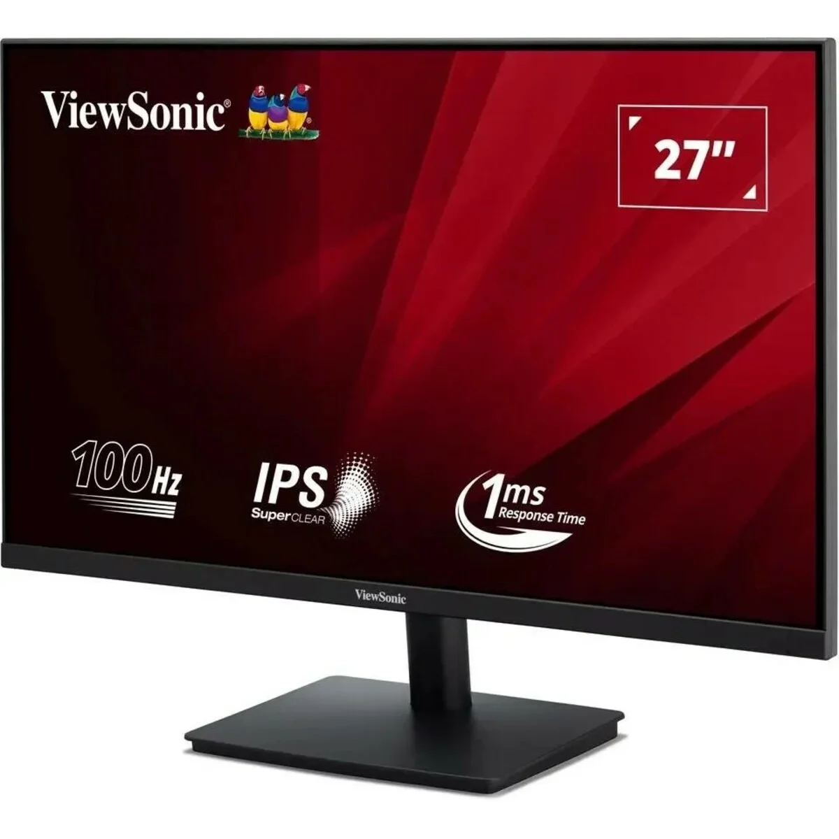 Монитор 27" ViewSonic VA270-H-2 IPS 1920x1080, 100 Гц, 1 мс (MPRT), 16:9, 300 кд/м², HDMI 1.4, VGA, Flicker Free, Low Blue Light, черный
