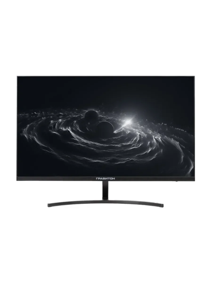Монитор 27" Гравитон МН27А IPS 1920x1080, 75 Гц, 5 мс, 16:9, 300 кд/м², 1xHDMI, 1xDP, 1xVGA, динамики, черный