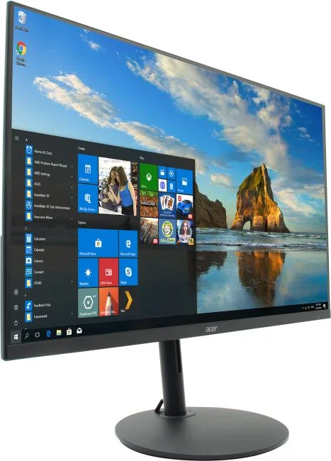 Монитор 31.5" Acer SH322QKbmiiphx VA 3840x2160, 60 Гц, 4 мс, 16:9, 250 кд/м², 2xHDMI 2.0, DP 1.2, HDR10, FreeSync, динамики, черный