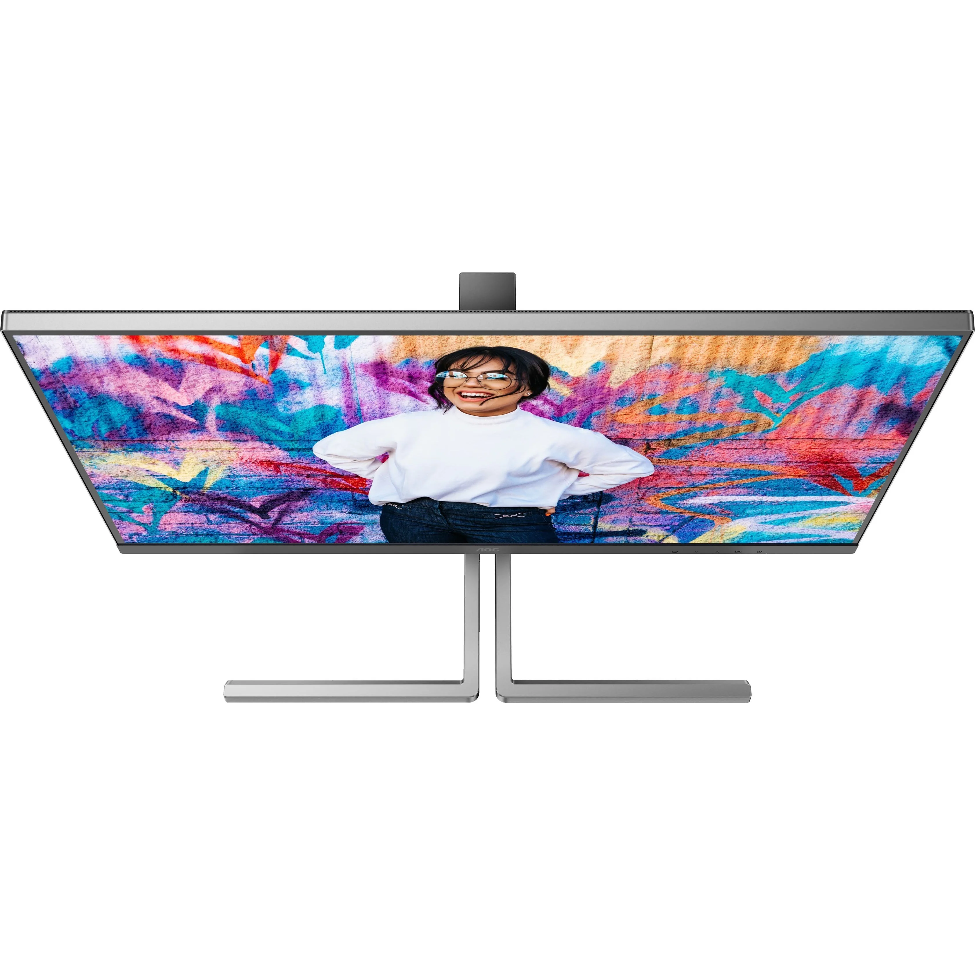 Монитор 31.5" AOC U32U3CV IPS 3840x2160, 60 Гц, 4 мс, 16:9, 400 кд/м², 2xHDMI 2.0, DP 1.4, USB-C, 3.5 Jack, USB Hub (4x USB 3.2), динамики (2x3 Вт), H