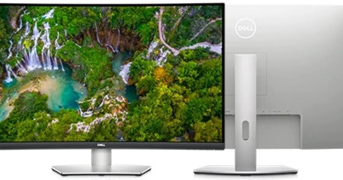 Монитор 31.5" Dell S3225QS IPS 3840x2160, 120 Гц, 4 мс, 16:9, 300 кд/м², 2xHDMI 2.1, DP 1.4, динамики (2x5 Вт), HDR10, FreeSync Premium, бело-черный