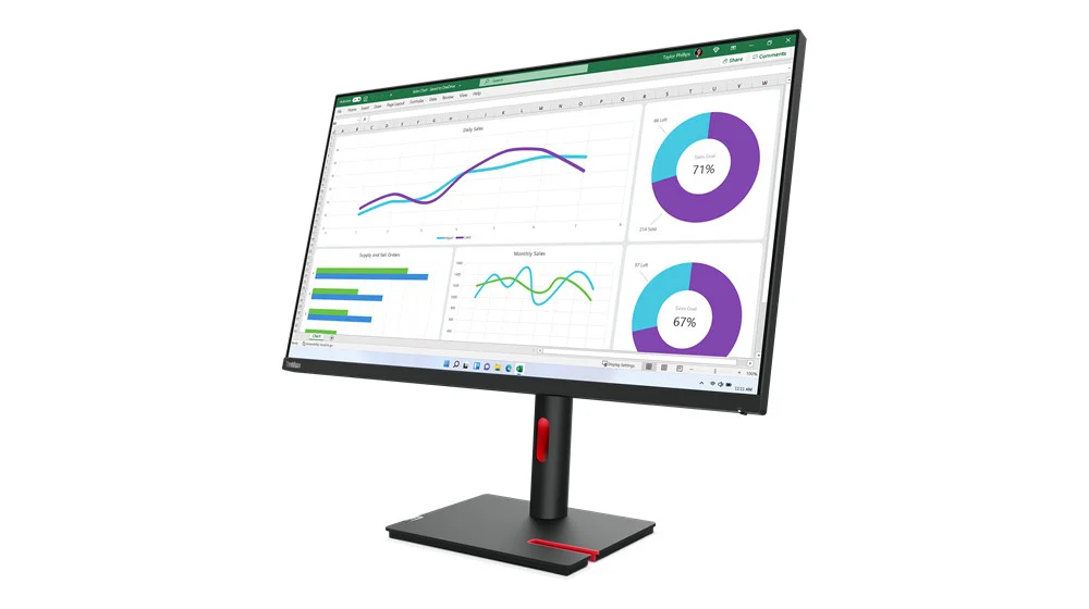 Монитор 31.5" Lenovo ThinkVision T32h-30 IPS 2560x1440, 60 Гц, 4 мс, 16:9, 350 кд/м², HDMI 2.0, DP 1.4, USB-C, 3.5 Jack, USB Hub (4x USB 3.0), Etherne