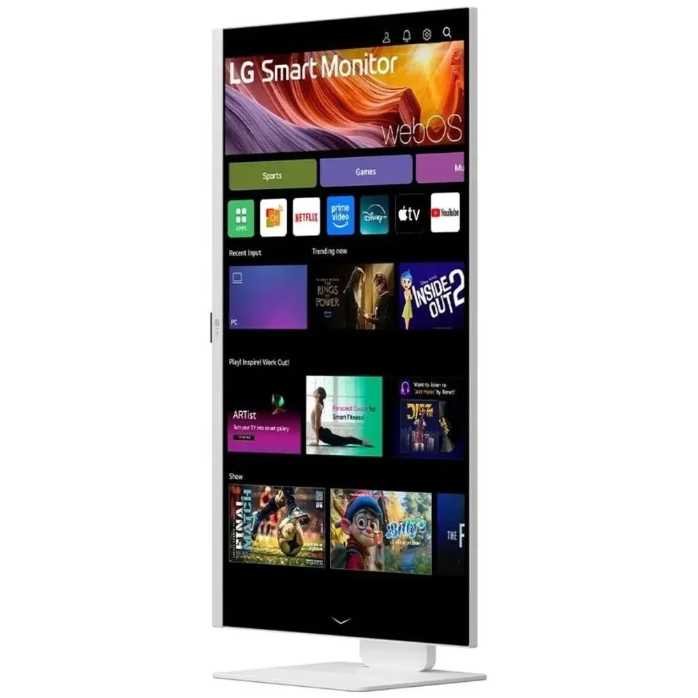 Монитор 31.5" LG UltraFine 32U830SA-W IPS 3840x2160, 60 Гц, 5 мс, 16:9, 400 кд/м², 2xHDMI 2.0, USB-C (65 Вт), USB Hub (2x USB 3.0), 3.5 Jack, HDR10, д