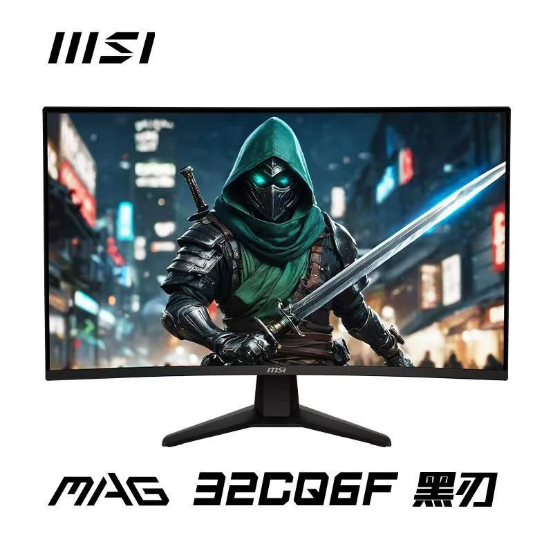 Монитор 31.5" MSI MAG 32CQ6F VA 2560x1440, 180 Гц, 0.5 мс, 16:9, 400 кд/м², 2xHDMI 2.0b, DP 1.4, USB-C, 3.5 Jack, DisplayHDR 400, Adaptive-Sync, изогн