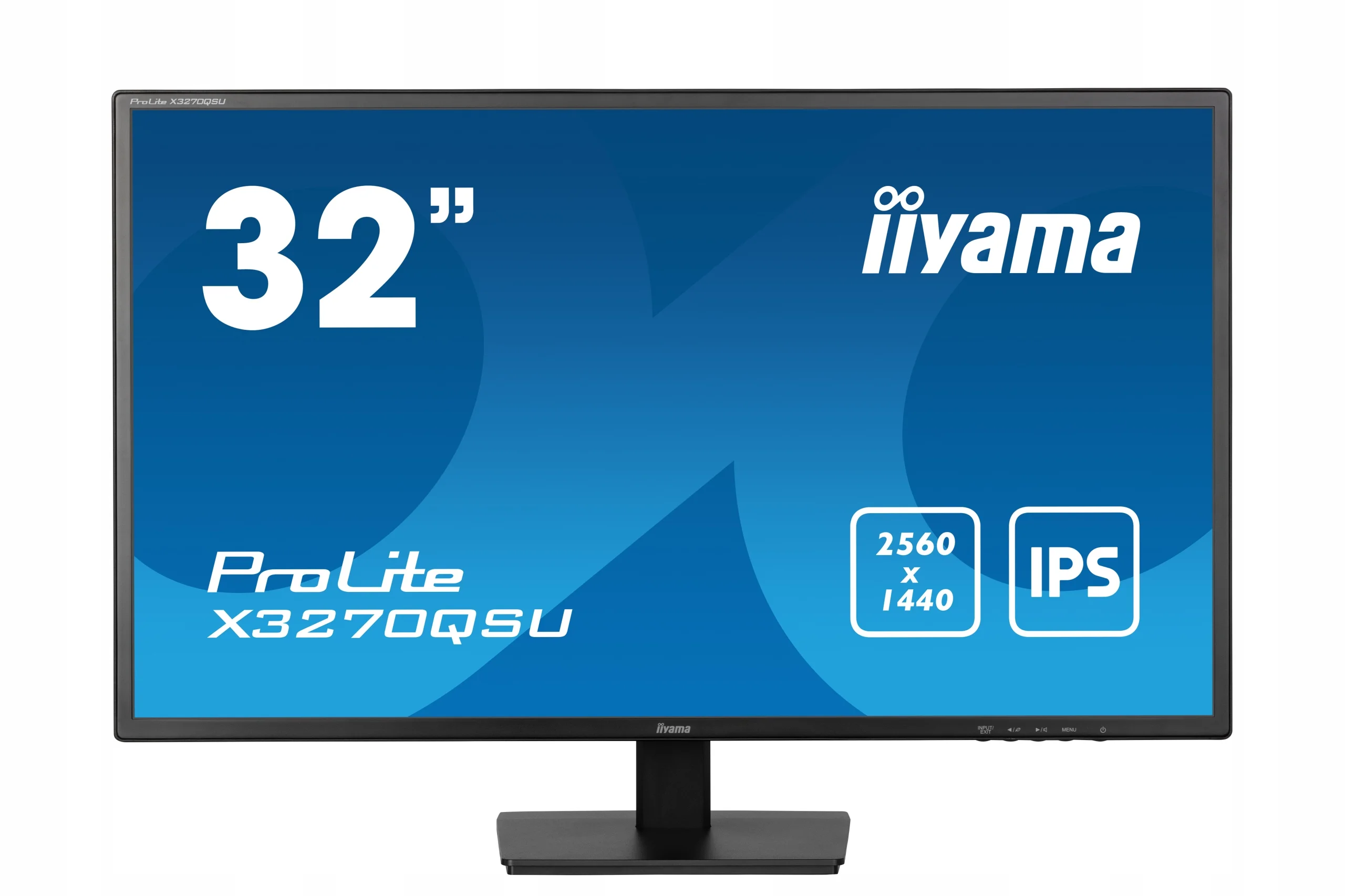 Монитор 32" Iiyama ProLite XUB3297QSNP-B1 IPS QHD, 100 Гц, 1 мс (MPRT), 16:9, 350 кд/м², HDMI 2.0, DP 1.4, USB-C (95 Вт PD), встроенные динамики (2x2.