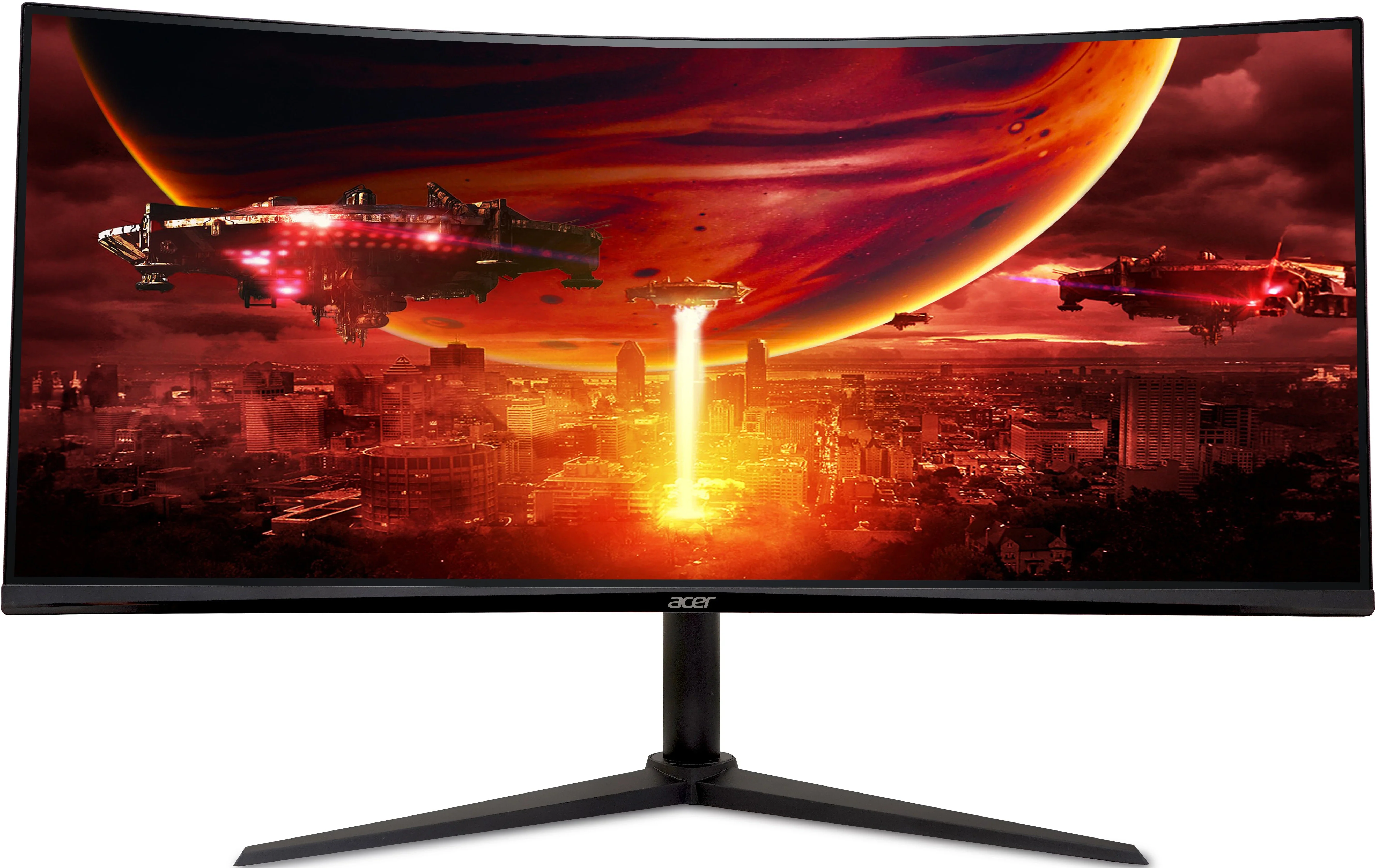 Монитор 34'' Acer ED340CURW0biip 1500R, 21:9, VA, UWQHD, 1/5ms, 250cd, 240Hz, HDMI, DP