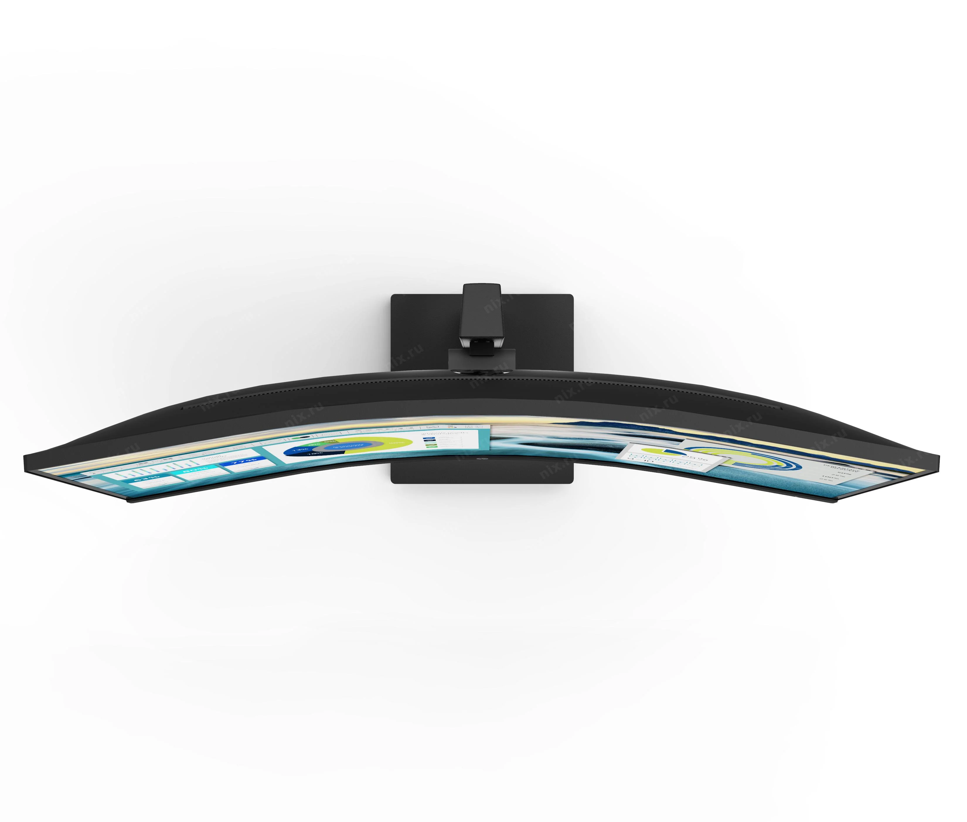 Монитор 34" HP P34hc G4 VA 3440x1440, 60 Гц, 5 мс, изогнутый экран (1500R), 21:9, 250 кд/м², HDMI, DP, USB-C, USB Hub (4x USB 3.2), 3.5 Jack, динамики