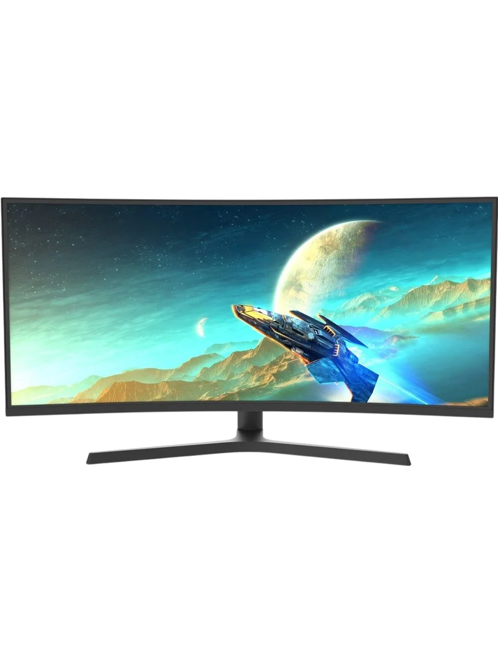 Монитор 34" Valday AL77AZF IPS 3440x1440, 165 Гц, 5 мс, 21:9, 300 кд/м2, 2xHDMI, 2xDP, 1x3.5 мм, изогнутый, черный
