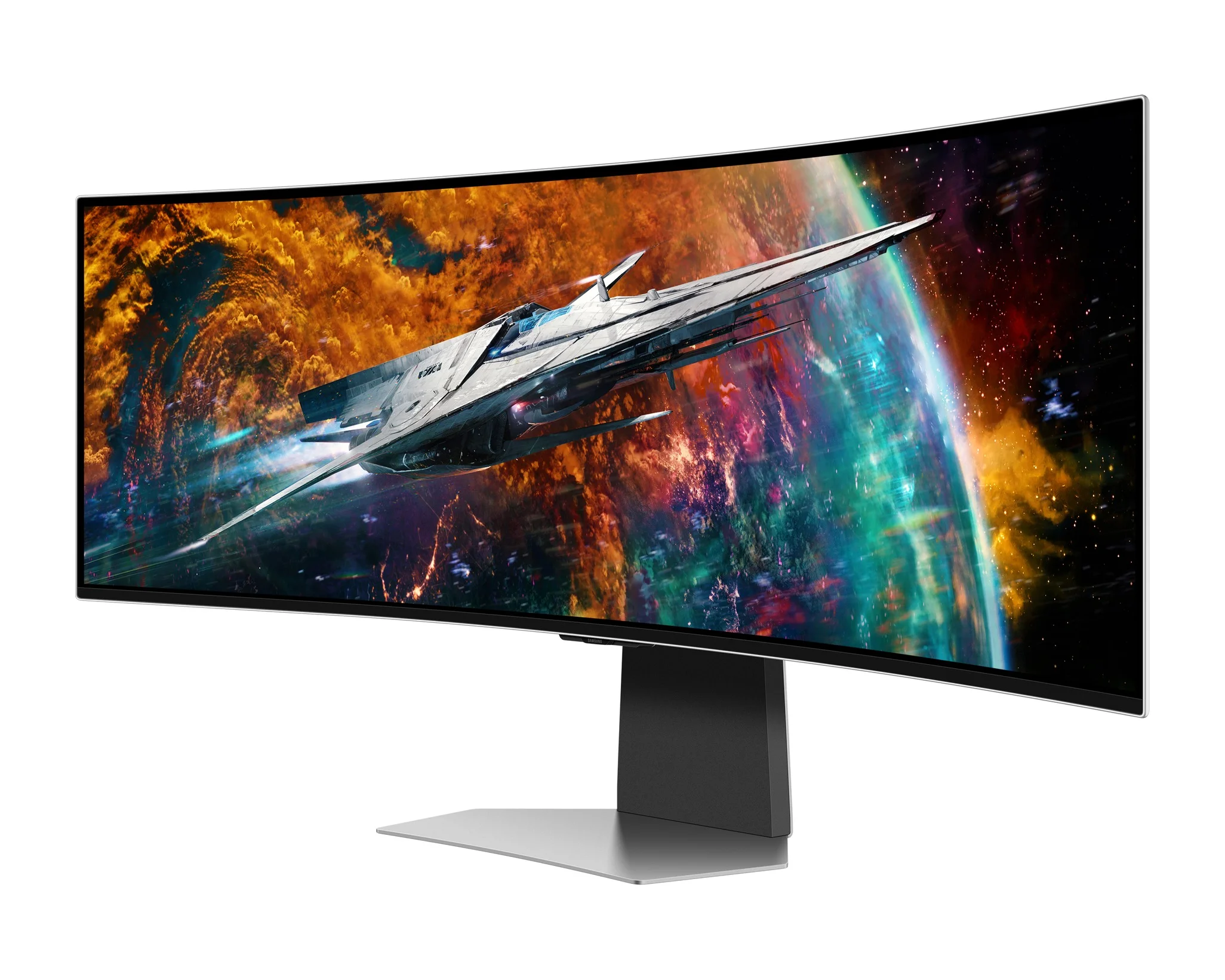 Монитор 49" Samsung Odyssey OLED G9 G95SD S49DG952SI OLED 5120x1440, 240 Гц, 0.03 мс, 32:9, 250 кд/м², DP 1.4, HDMI 2.1, micro HDMI 2.1, USB-C, USB Hu