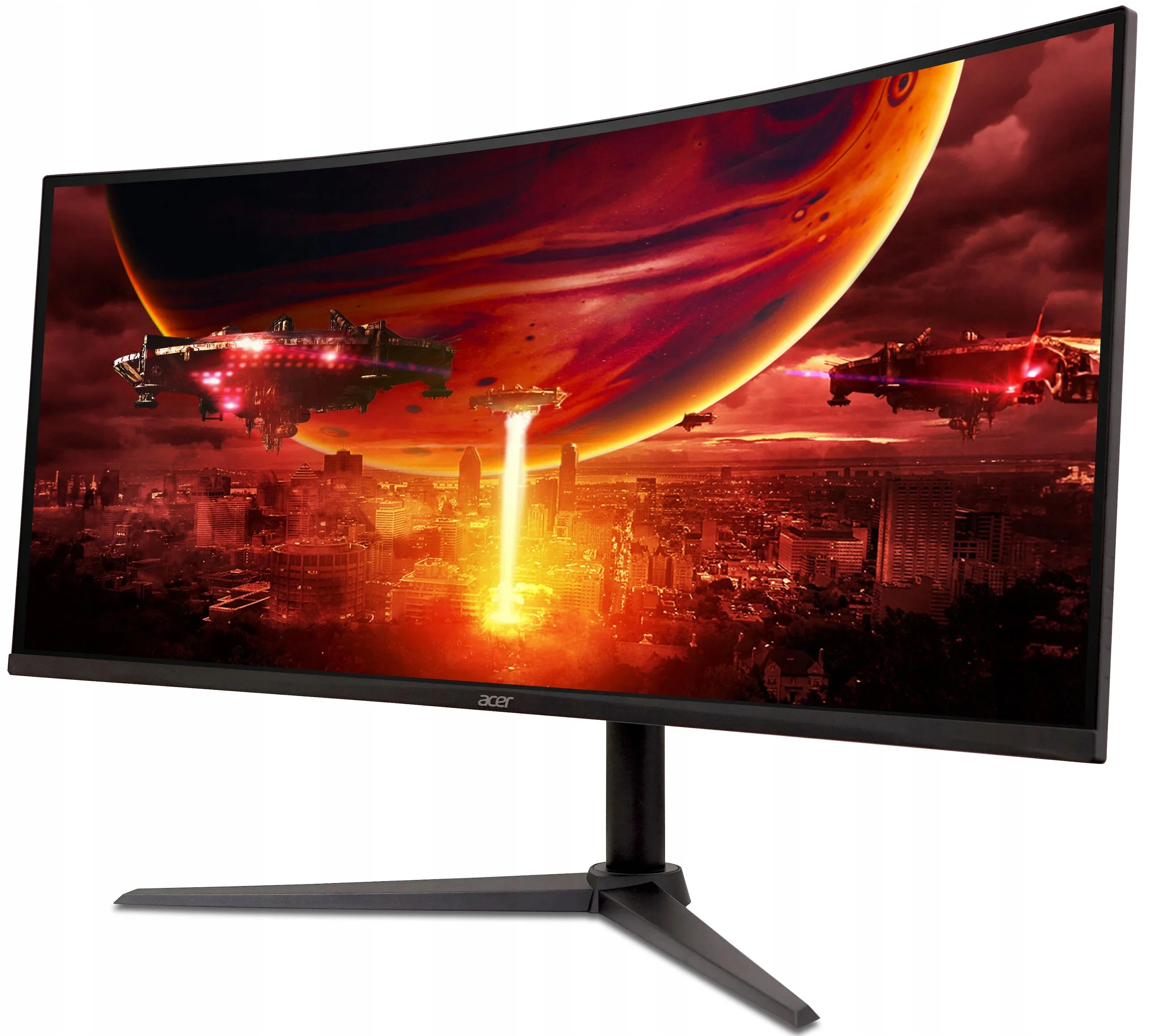 Монитор Acer Nitro XZ340CURJ0bmiiphx 34'' 1500R, 21:9, VA, UWQHD, 1/5ms, 250cd, 120Hz, HDMI, DP, HAS