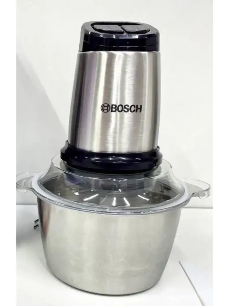 Минирезка BоСSН 7912G  400w нержавейка 2,0л  (КИТАЙ, 12 мес гарант)