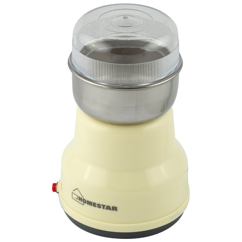 Кофемолка HOMESTAR HS-2001 цвет: бежевый (150 Вт, 50гр)