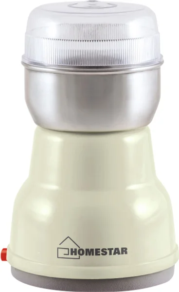 Кофемолка HOMESTAR HS-2001 цвет: бежевый (150 Вт, 50гр)