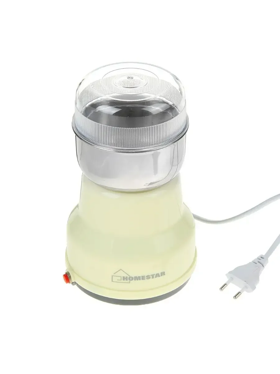 Кофемолка HOMESTAR HS-2001 цвет: бежевый (150 Вт, 50гр)