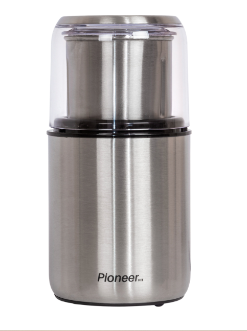 Кофемолка Pioneer CG240 200Вт. резервуар 5гр. ножей 4 нерж.сталь