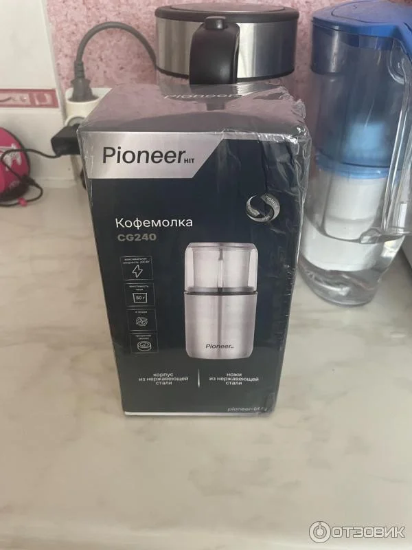 Кофемолка Pioneer CG240  200Вт. резервуар 5гр. ножей 4 нерж.сталь