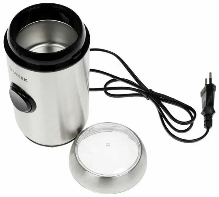 Кофемолка Vitek VT-7123 ST (150вт, вмест. 50г)