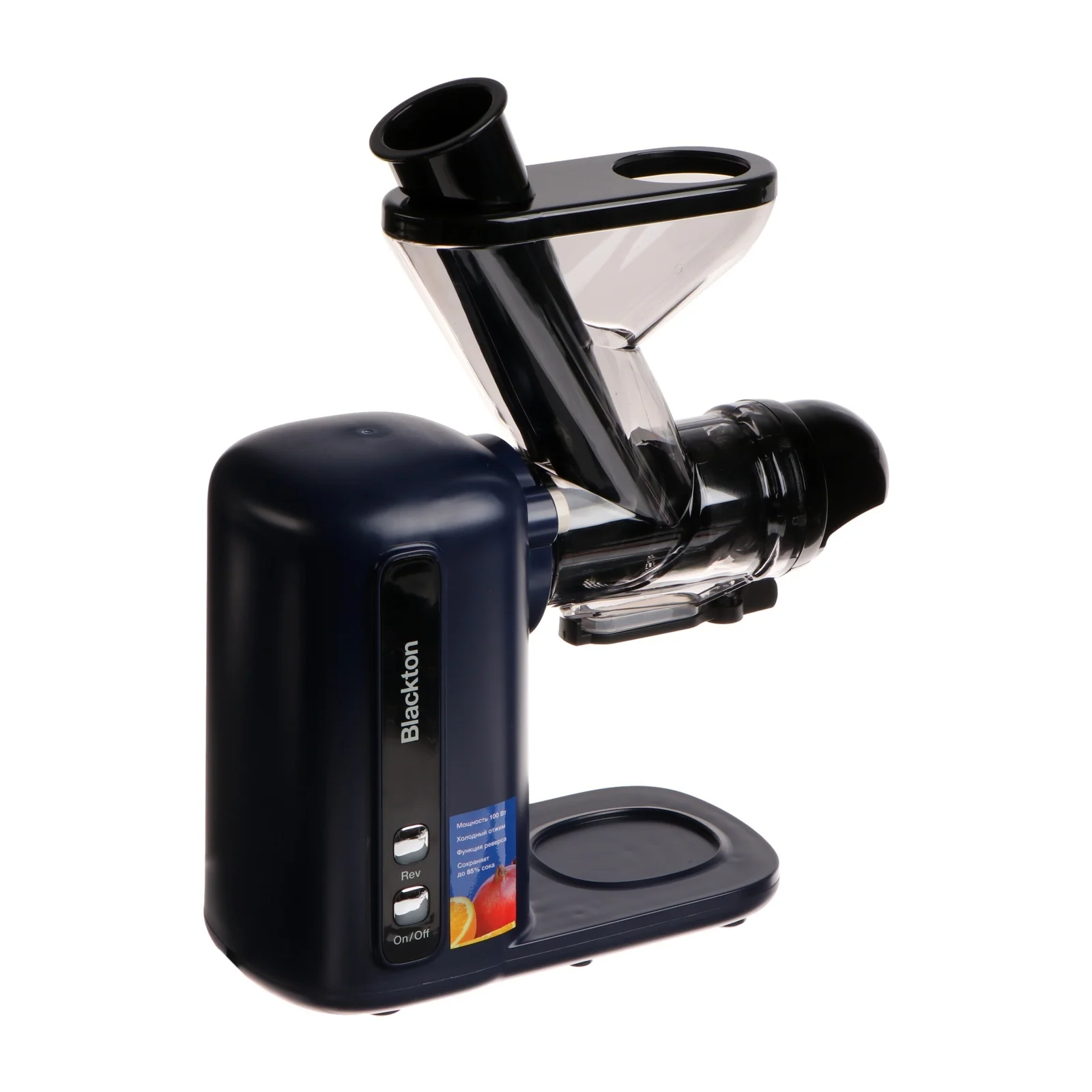 Соковыжималка Blackton Bt J2111 Синий (100 Вт, 80-120 об/мин, чаша 280 мл. шнур 1м.)