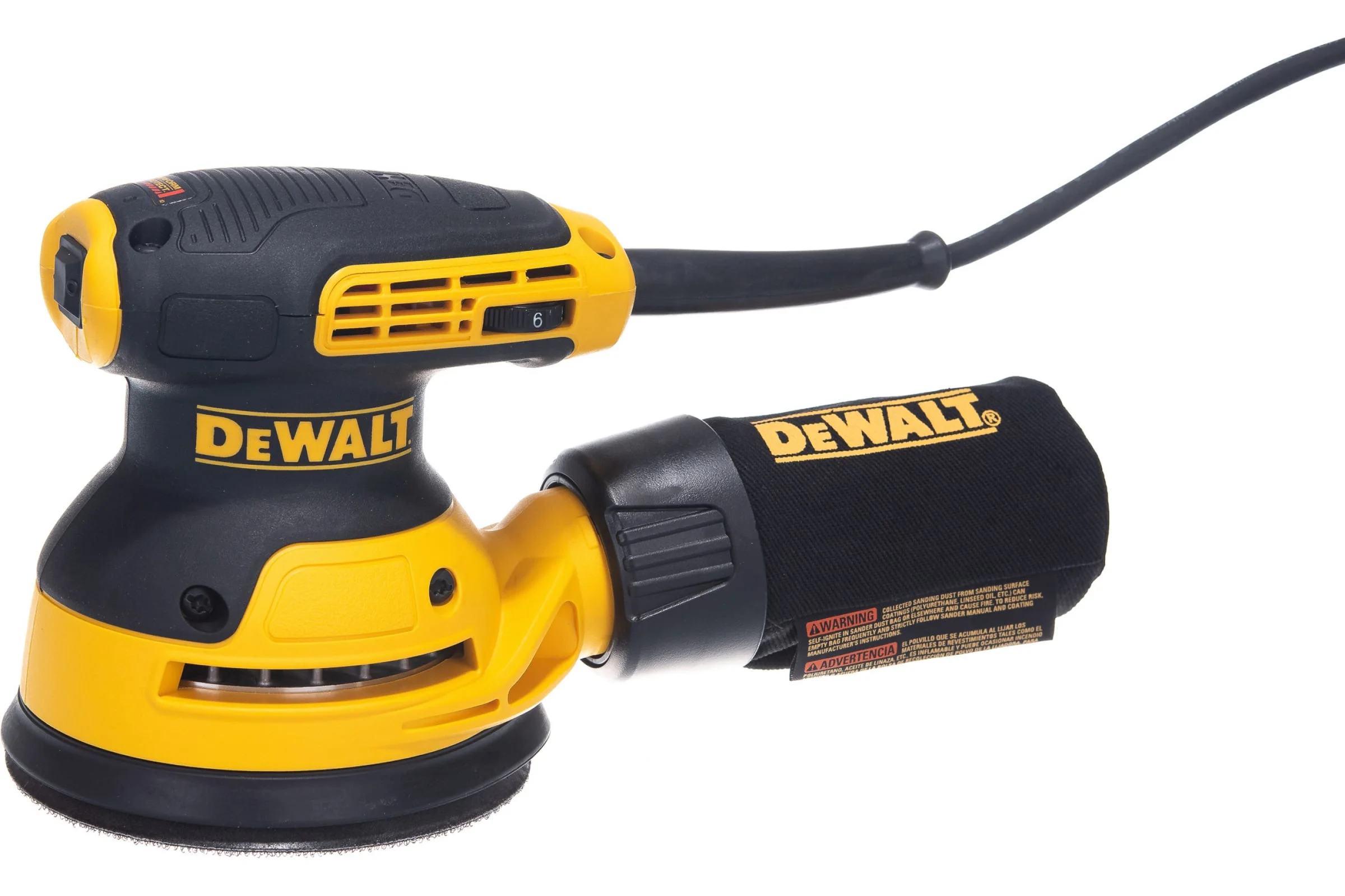 Эксцентриковая шлифмашина DeWalt DWE6423-QS D125мм