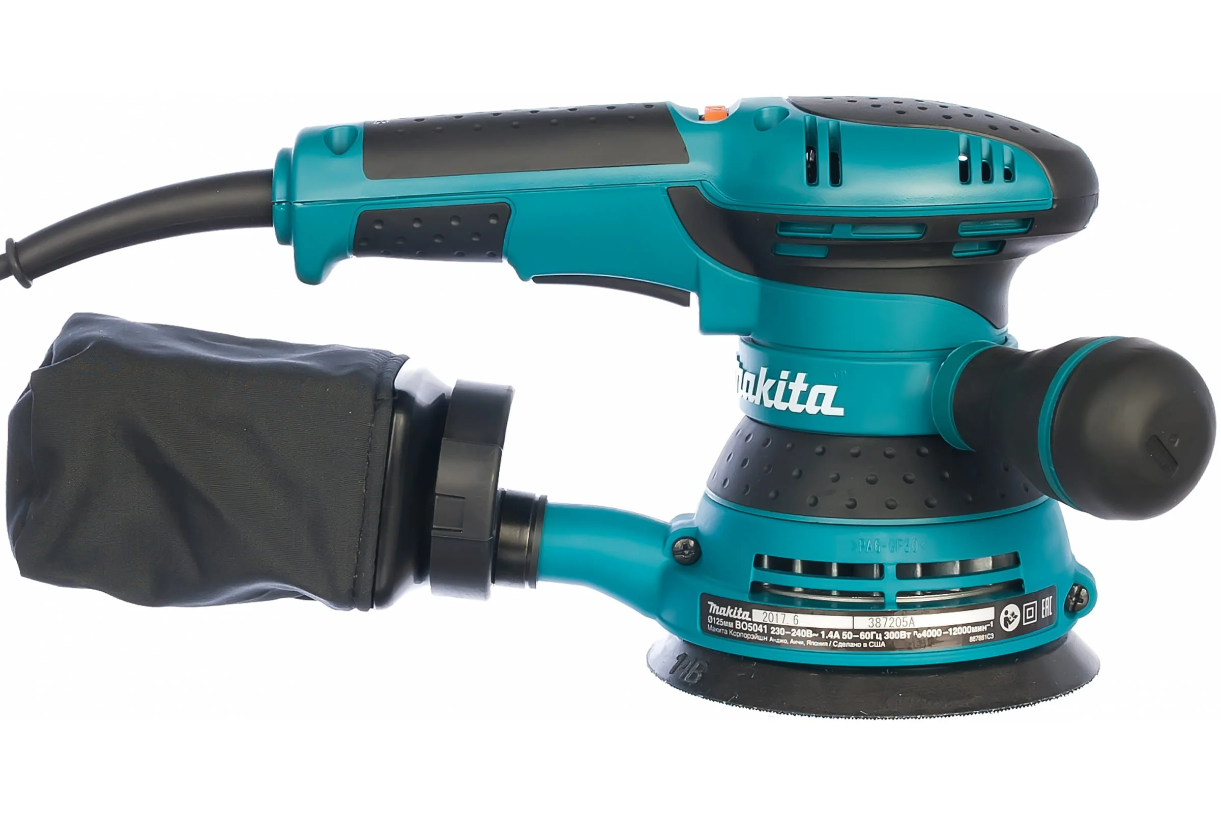 Эксцентриковая шлифмашина Makita BO5041 300Вт D125мм