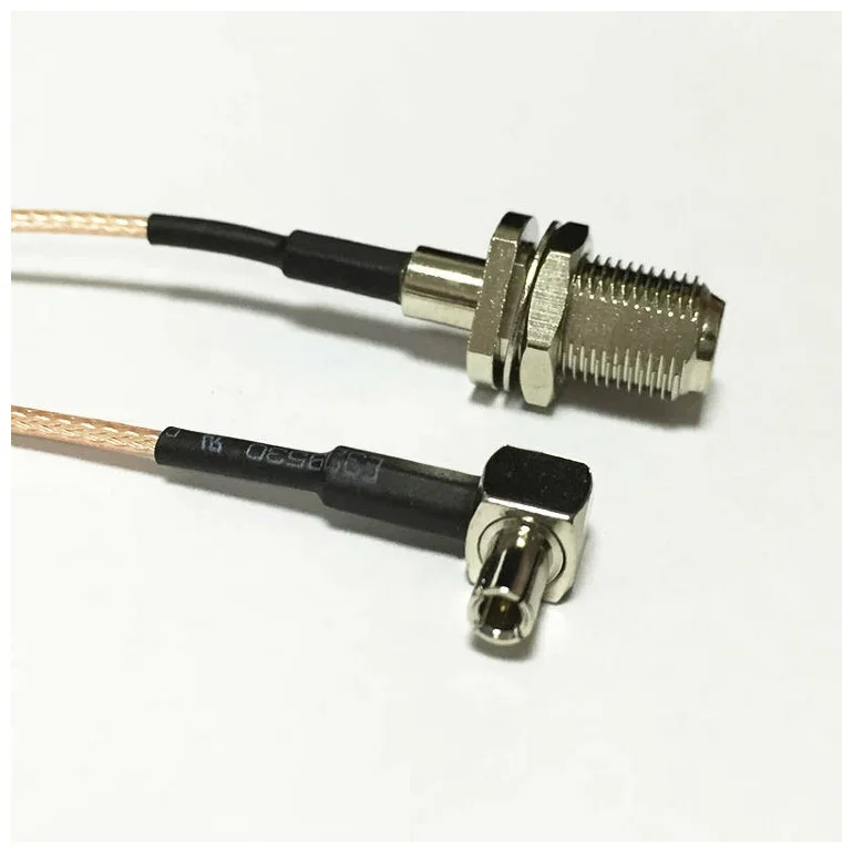 Пигтейл переходники TS9 - F (female) 15 см. (выбивать по 10 шт!! цена за 1 шт!!)