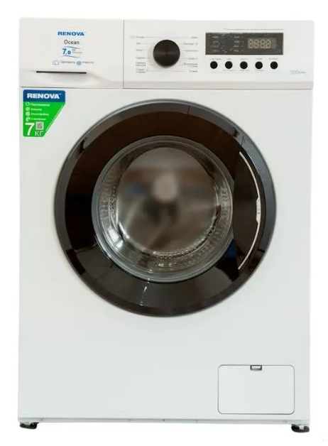Стиральная машина RENOVA WAF-7012SM91 (7кг ИНВЕРТОР 1200 об./мин.диспл.12программ, ПАР)