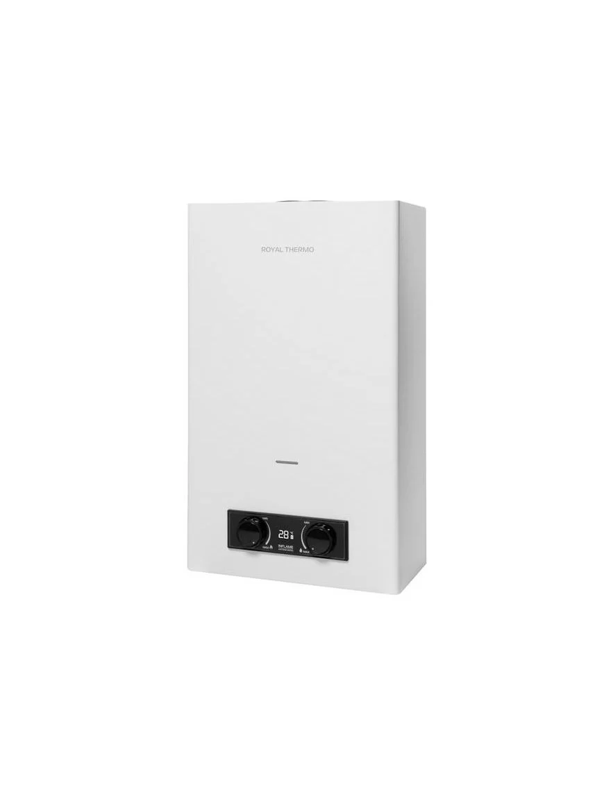 Колонка газовая Royal Thermo GWH 10 Inflame, белый, настенный, вертик, 20 кВт. 70 °C.