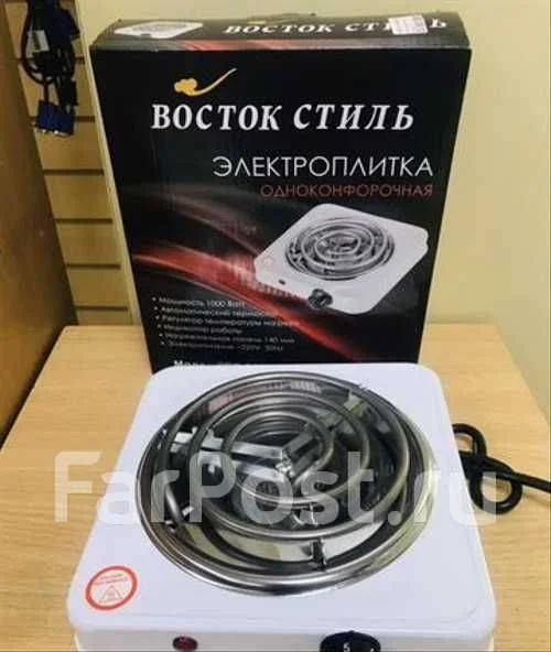 Электроплита Восток Стиль ВС-500W (48), 1 комфорка, 500Вт
