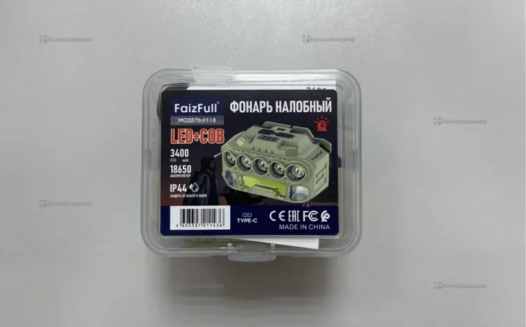 Фонарь налобный FaizFull FF-20, 800лм, 70м, 8ч
